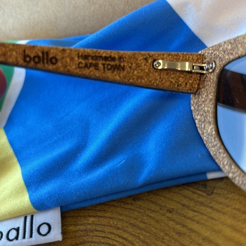 Ballo Rae Sunglasses NWT cork hemp cosmo - Picture 7 of 9